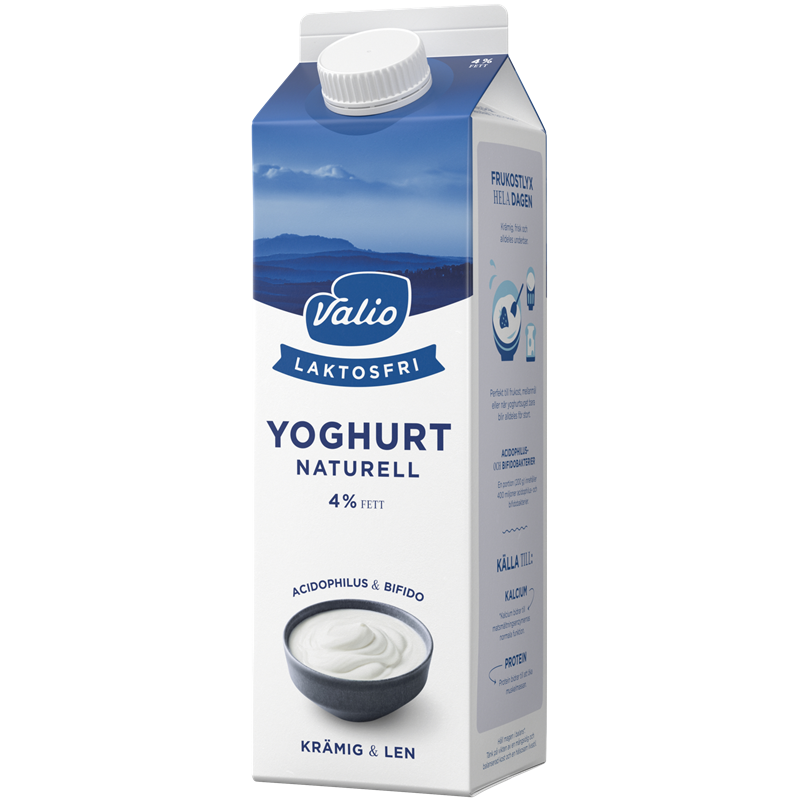 Valio Laktosfri yoghurt naturell 4% 1000 g