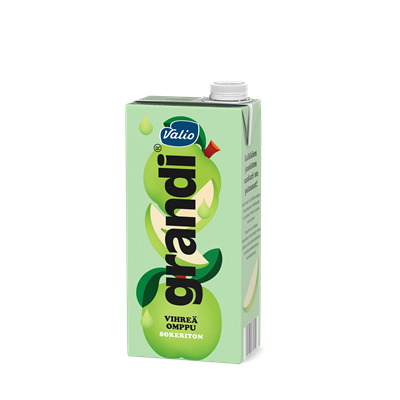 Valio Grandi® vihreä omppu sokeriton mehujuoma 1 l