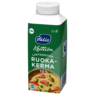 Valio Keittiön ruokakerma 10 % laktoositon 3,3 dl