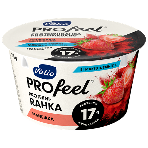 Valio PROfeel® proteiinirahka 175 g mansikka laktoositon