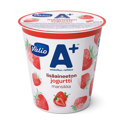 Valio A+™ jogurtti mansikka lisäaineeton laktoositon 150 g