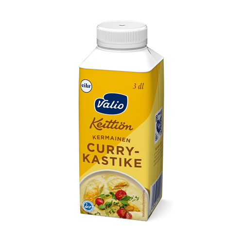 Valio Keittiön kermainen currykastike 3 dl laktoositon