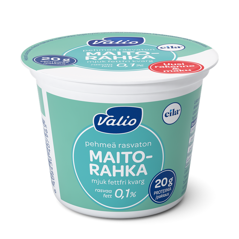 Valio pehmeä maitorahka maustamaton laktoositon 200 g