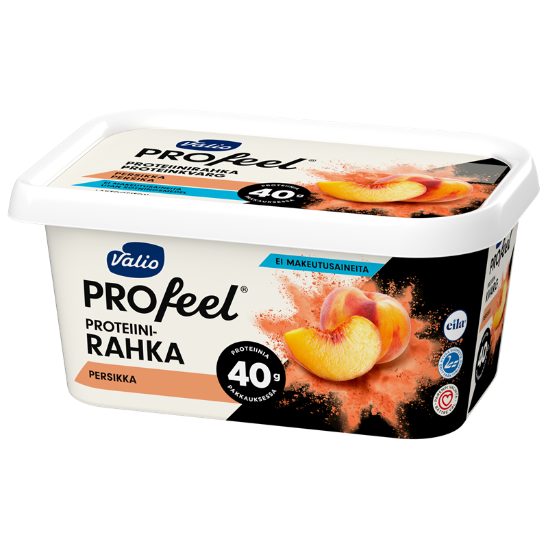 Valio PROfeel® proteiinirahka 400 g persikka laktoositon