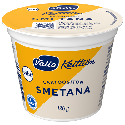 Valio Keittiön smetana laktoositon 120 g