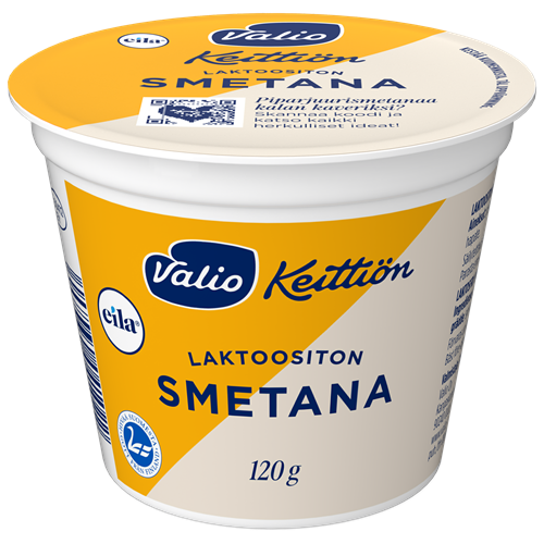 Valio Keittiön smetana laktoositon 120 g