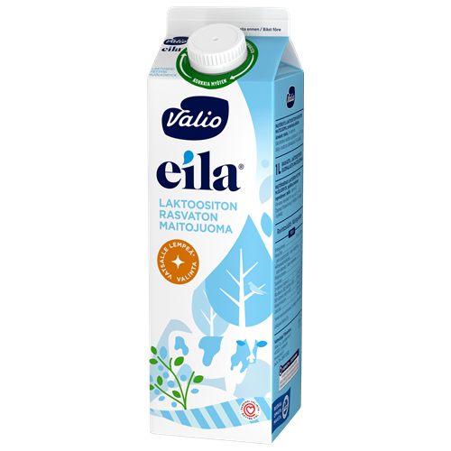 Valio Eila® rasvaton maitojuoma 1 l laktoositon