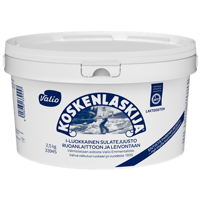 Valio Koskenlaskija® maustamaton sanko laktoositon e2,5 kg