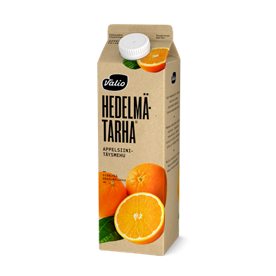 Valio Hedelmätarha® appelsiinitäysmehu 1 l hedelmälihaa