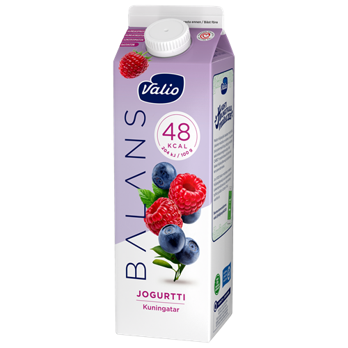 Valio Balans jogurtti kuningatar rasvaton laktoositon 1 kg