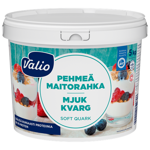 Valio pehmeä maitorahka laktoositon 5 kg