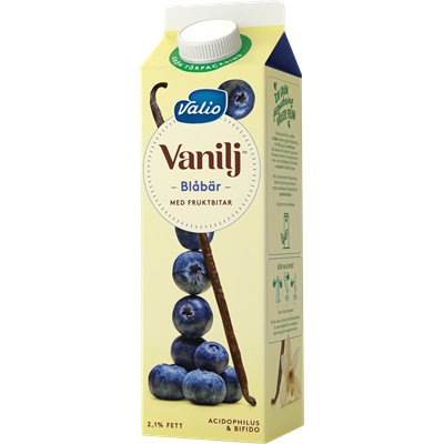 Valio Vanilj™ yoghurt blåbär 1000 g