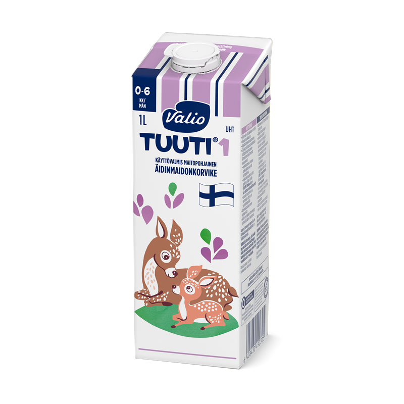 Valio Tuuti® 1 maitopohjainen äidinmaidonkorvike 1 l UHT