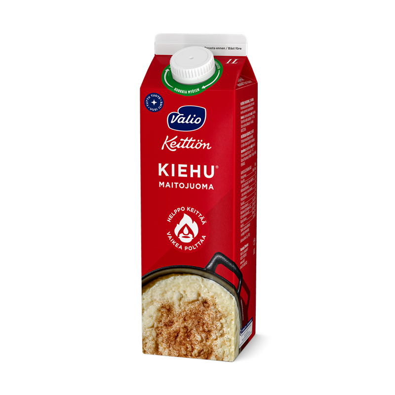 Valio Keittiön Kiehu® maitojuoma 1 l rullakko