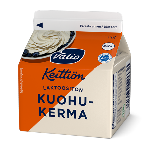 Valio Keittiön kuohukerma laktoositon 2 dl