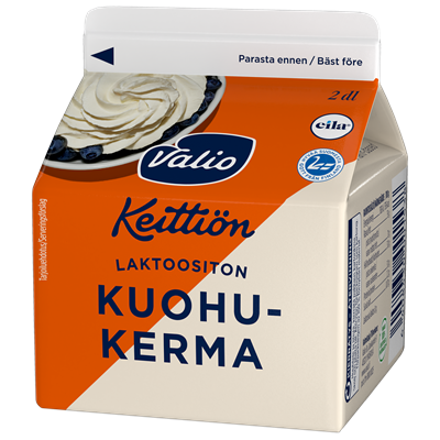 Valio Keittiön kuohukerma laktoositon 2 dl