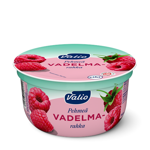 Valio pehmeä rahka vadelma laktoositon 150 g