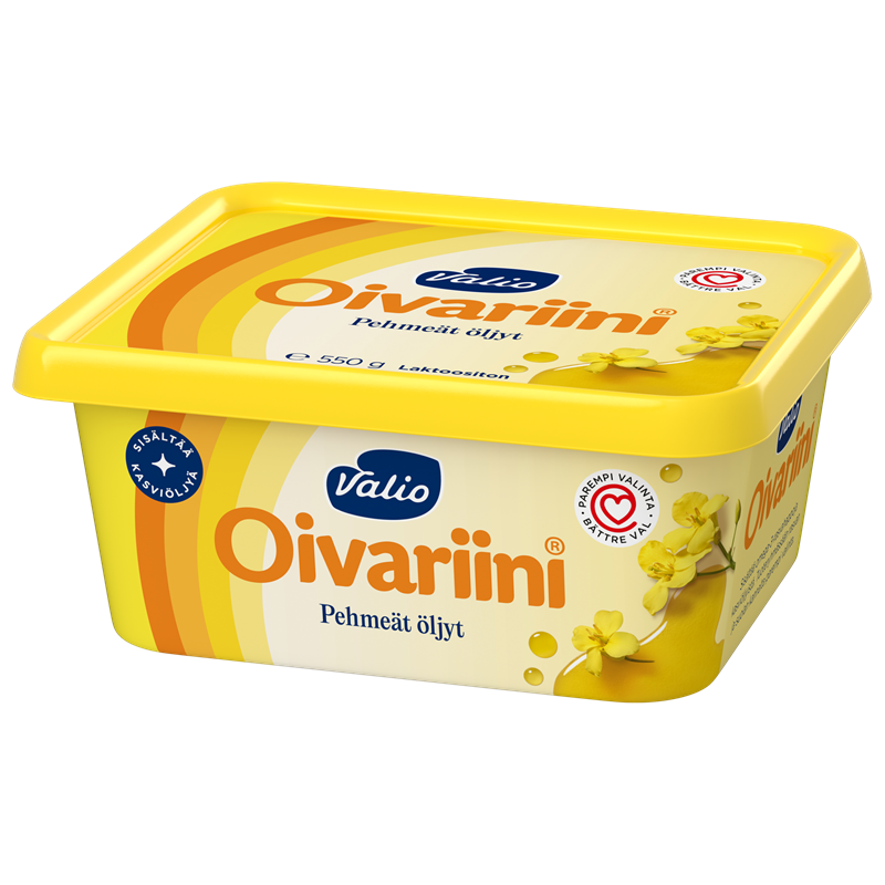 Valio Oivariini® 550 g pehmeät öljyt laktoositon