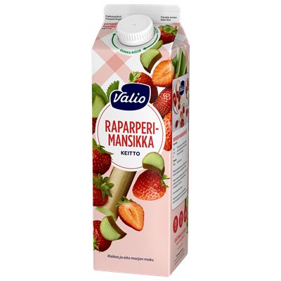 Valio raparperi-mansikkakeitto 1 kg