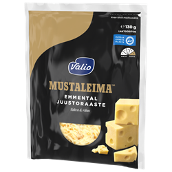 Valio Mustaleima™ emmental juustoraaste e130 g