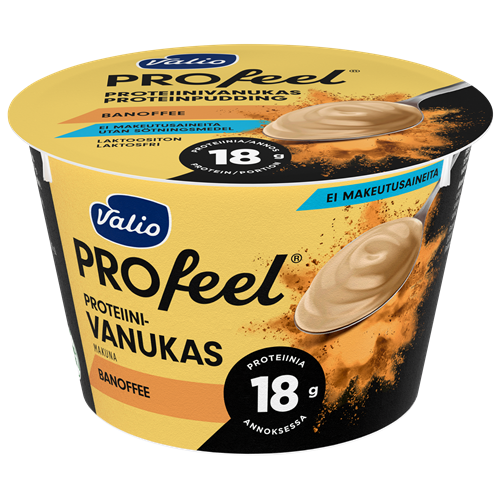 Valio PROfeel® proteiinivanukas 185 g banoffee makeutusaineeton laktoositon