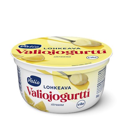 Valiojogurtti® lohkeava jogurtti sitruuna laktoositon 150 g