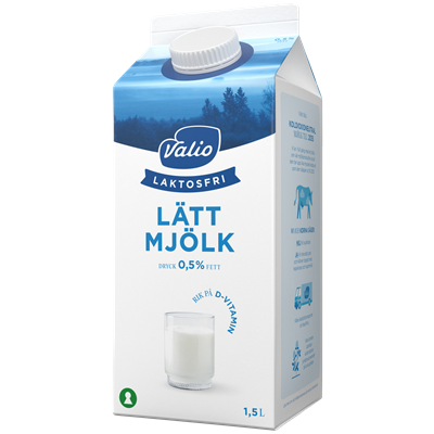 Valio Laktosfri lättmjölkdryck 0,5% 1,5 L