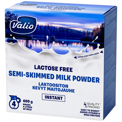 Valio laktoositon kevyt maitojauhe instant 400 g
