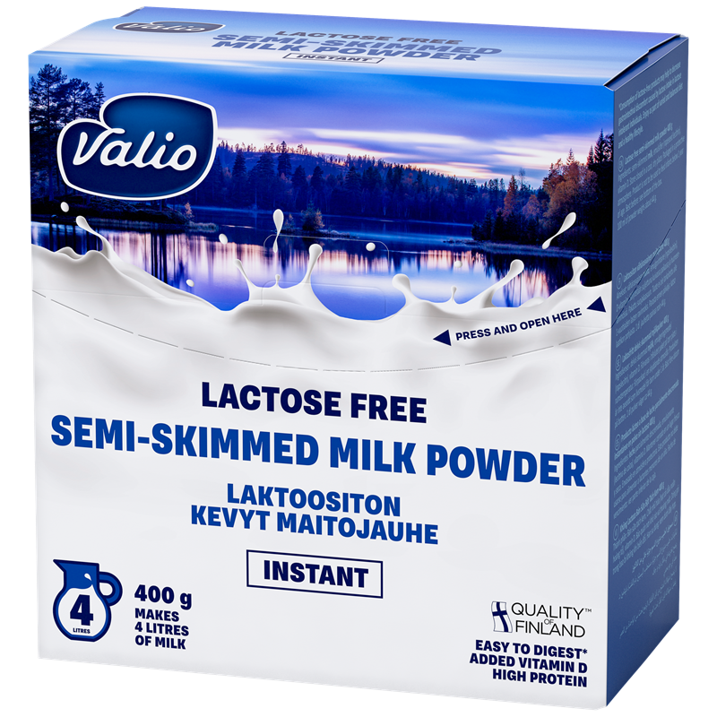 Valio laktoositon kevyt maitojauhe instant 400 g