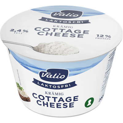 Valio Laktosfri cottage cheese 2,4% 200 g