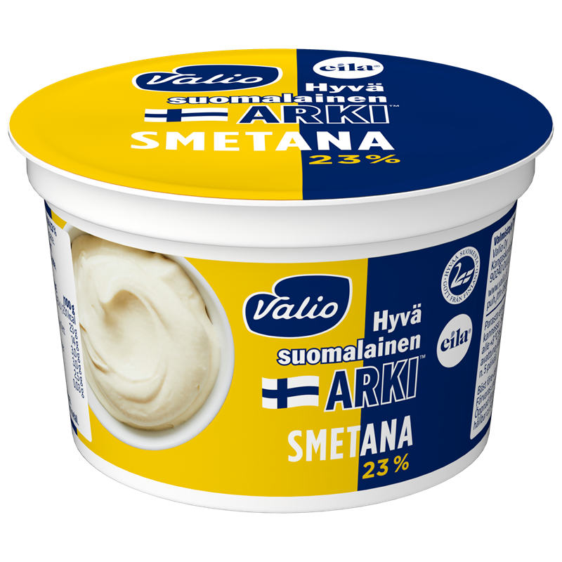 Valio Hyvä suomalainen Arki® smetana 23 % laktoositon 180 g