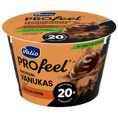 Valio PROfeel® proteiinivanukas 180 g suklaa-toffee laktoositon