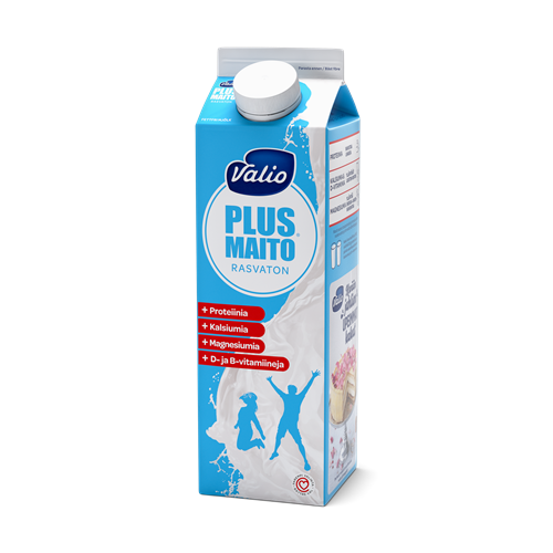 Valio Plus™ rasvaton maito 1 l