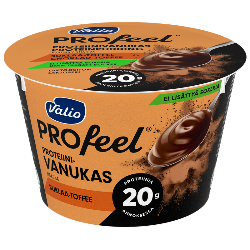 Valio PROfeel® proteiinivanukas 180 g suklaa-toffee laktoositon