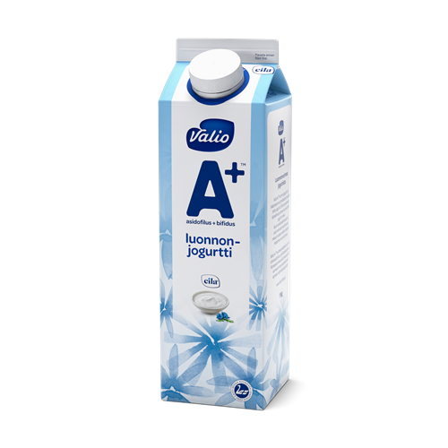 Valio A+™ luonnonjogurtti maustamaton laktoositon 1 kg