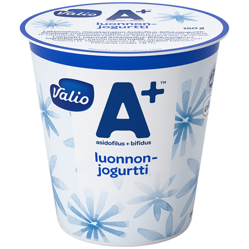 Valio A+™ luonnonjogurtti maustamaton laktoositon 150 g
