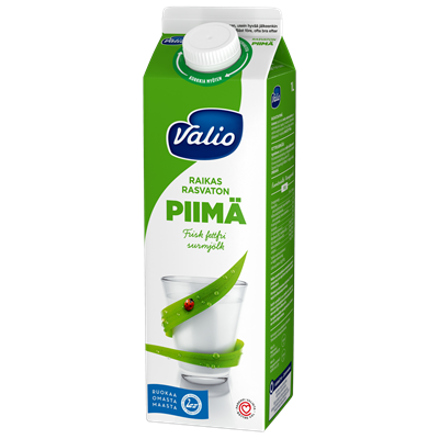Valio rasvaton piimä 1 l