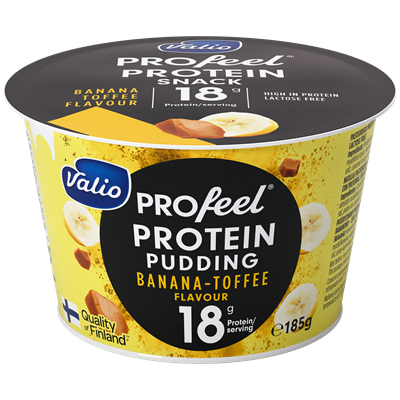 Valio PROfeel® Protein Natillas Banana-Toffee 185g