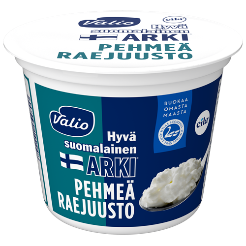 Valio Hyvä suomalainen Arki® pehmeä raejuusto laktoositon 200 g