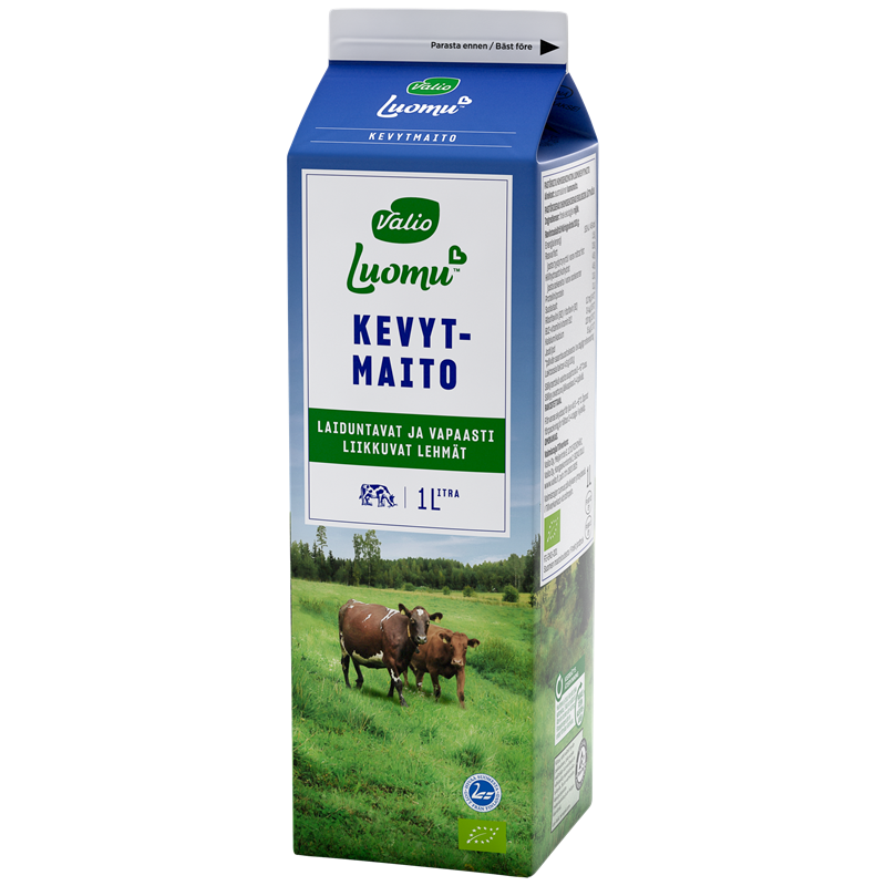 Valio Luomu™ kevytmaito 1 l