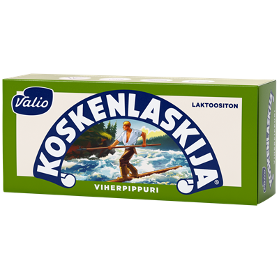 Valio Koskenlaskija® viherpippuri sulatejuusto laktoositon e250 g