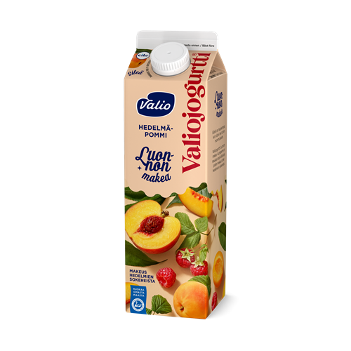 Valiojogurtti® Luonnon makea 1 kg hedelmäpommi laktoositon