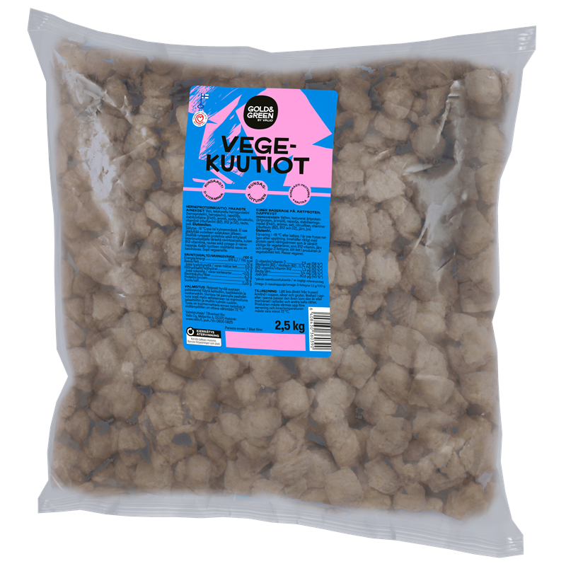 Gold&Green® Vegekuutiot 2,5 kg, pakaste