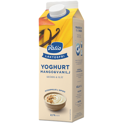 Valio Laktosfri yoghurt mango & vanilj 1000 g