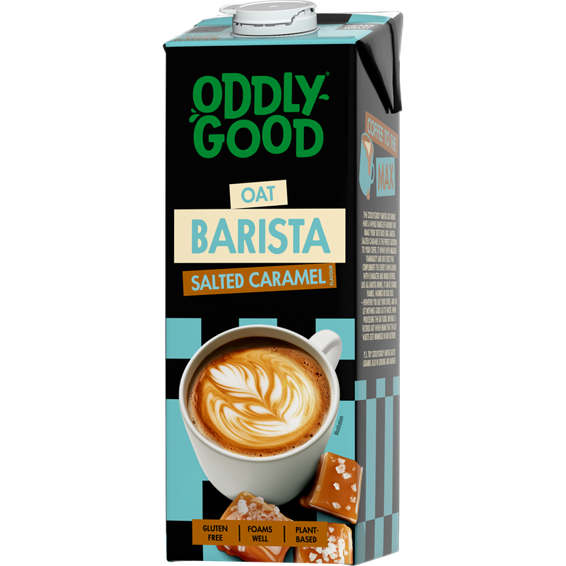 Oddlygood® Barista kaurajuoma 1 l caramel UHT gluteeniton