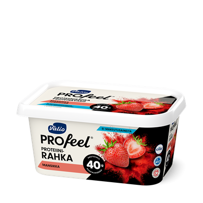Valio PROfeel® proteiinirahka 400 g mansikka laktoositon
