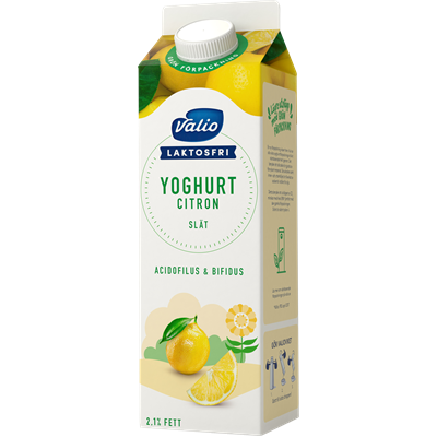 Valio Laktosfri yoghurt citron 1000 g