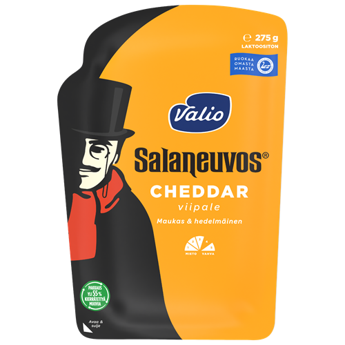 Valio Salaneuvos® cheddar juustoviipale e275 g