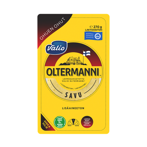 Valio Oltermanni® Savu ohuen ohut kermajuustoviipale e270 g