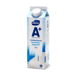 Valio A+™ kreikkalainen luonnonjogurtti maustamaton laktoositon 1 kg